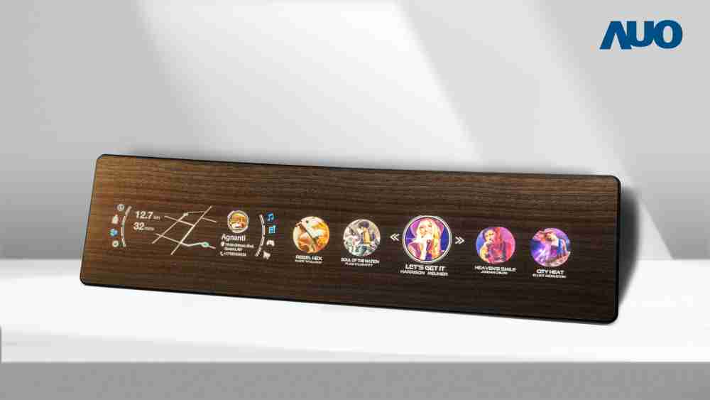 人生就是博研发全球最高穿透度达80%的AmLED木纹显示器，，，可于使用时呈现高亮度、、清晰可见的信息，，，并在不使用时回归为单纯的饰板，，，节能兼具美观