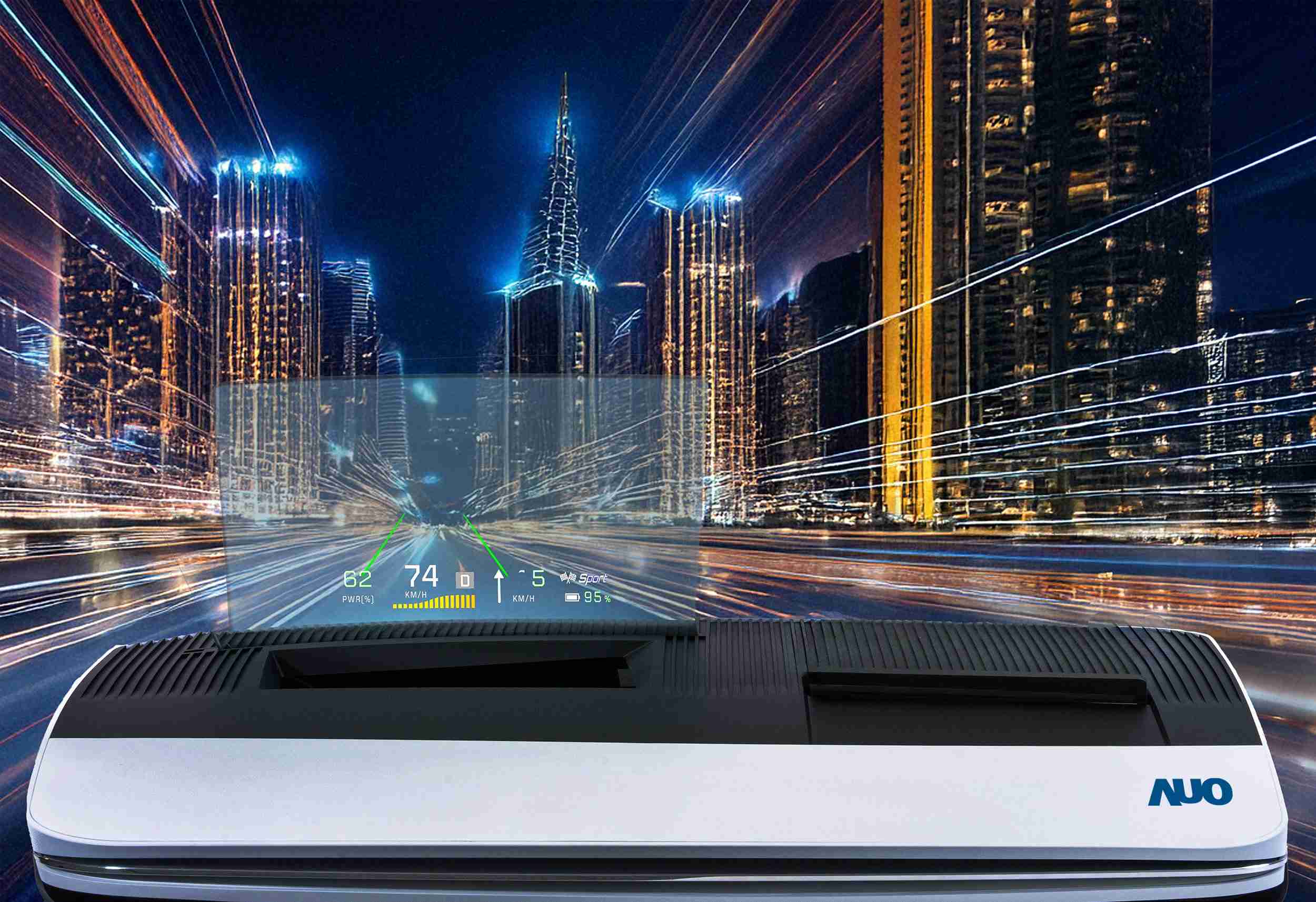 人生就是博推出13吋Micro LED抬头显示器，，，，提供高入眼亮度、、、、高色彩饱和度的显示质量，，，在阳光下或黑暗中都清晰可见，，，并利用Micro LED模块体积小的优势，，解决车用空间有限的痛点